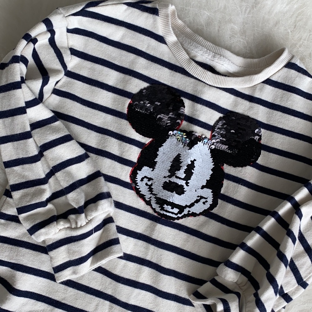 Gap Mickey Girls sequin dress